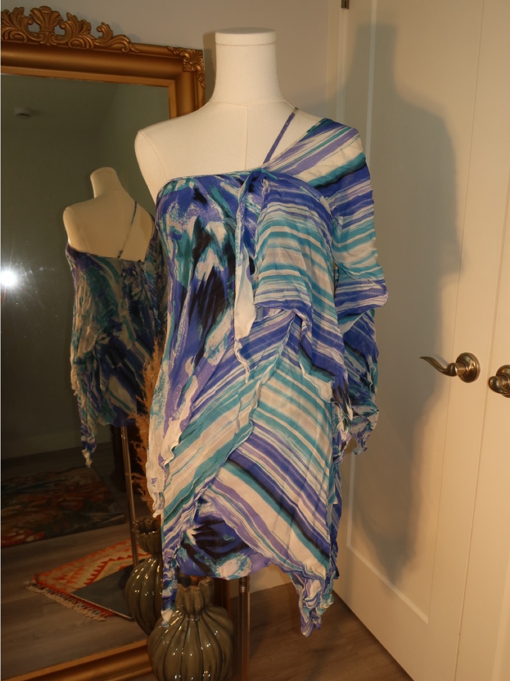 100% Silk BCBG Dress